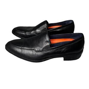 COLE HAAN Mens Casual Dress Shoes Soft Black Leather Slip On Loafers Sz Size 12M